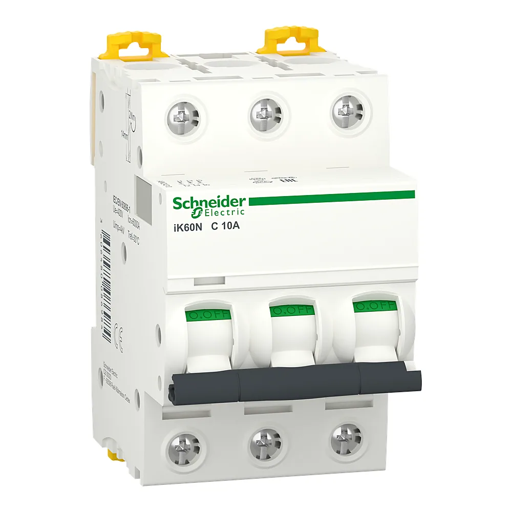 Автоматичний вимикач iK60 3P C 10 А 6 кА Schneider Electric A9K24310