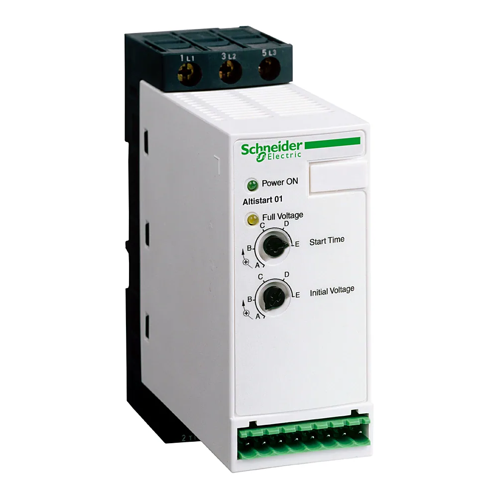 Пристрій плавного пуску ATS01N125FT 1-фазний 2,2 кВт 3-фазний 7,5 кВт Schneider Electric ATS01N125FT