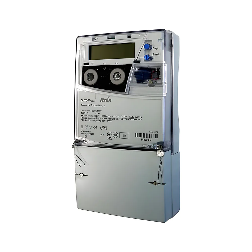 Лічильник електроенергії SL 7000 1/5(10) А багатотарифний SL 761х081 мм клас точності 0,5s SL ITRON SL761X081