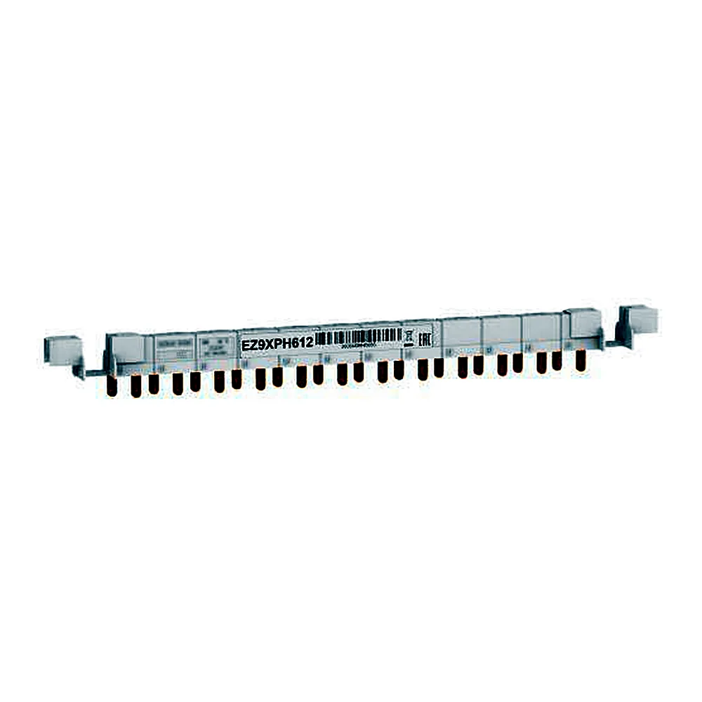 Шина гребінчаста Schneider Electric EASY9 1P+N 63A 12M 9мм EZ9XPH612