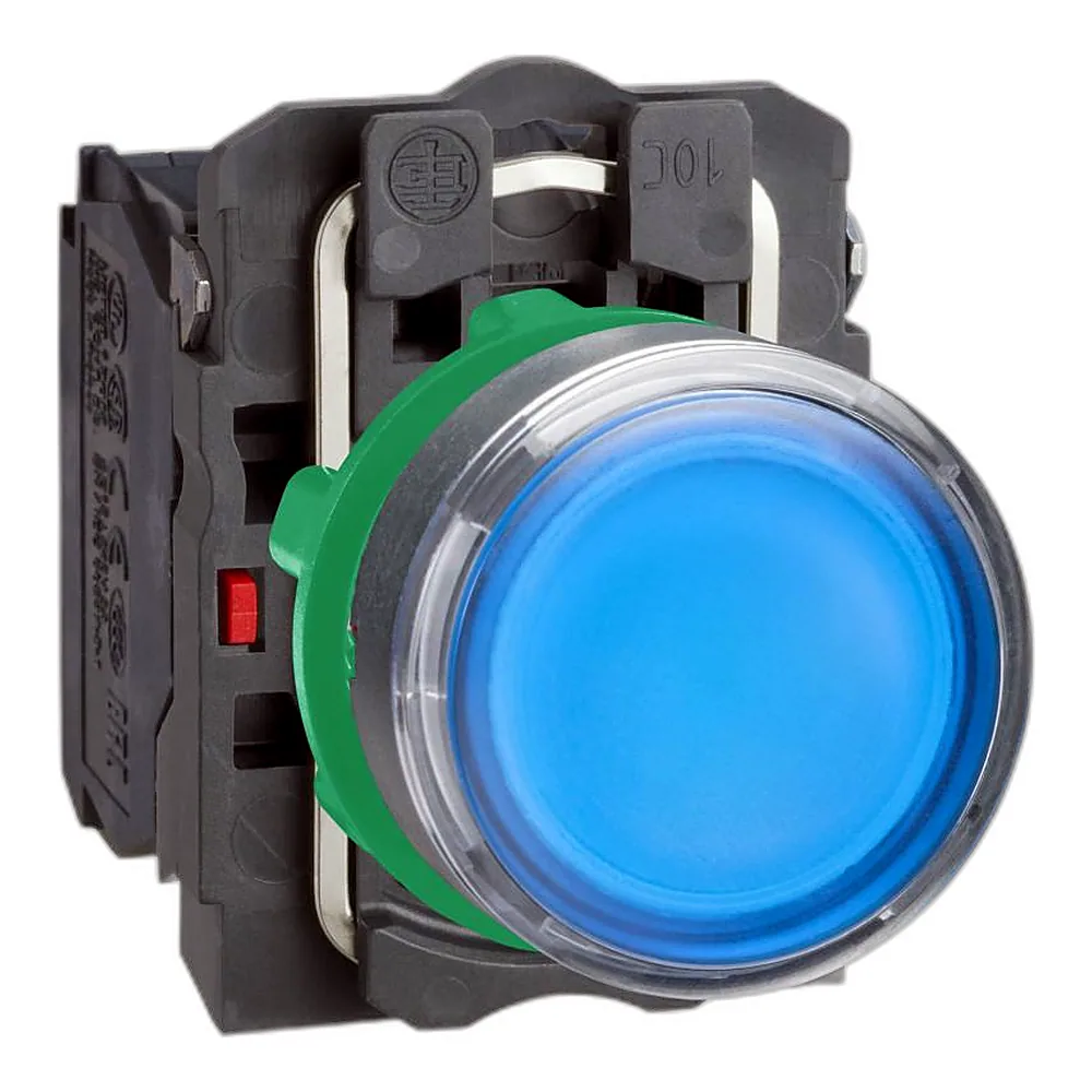 Кнопка Schneider Electric XB5AW36B5 синя 24В з підсвіткою