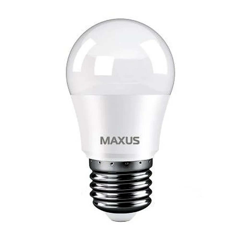 Лампа світлодіодна MAXUS G45 7W 4100K 220V E27 1-LED-746