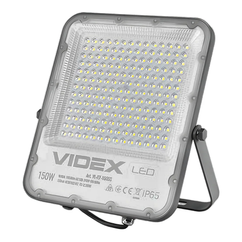 Світлодіодний прожектор PREMIUM 150 Вт 5000 K 220 В сірий (5 шт) Videx VL-F2-1505G