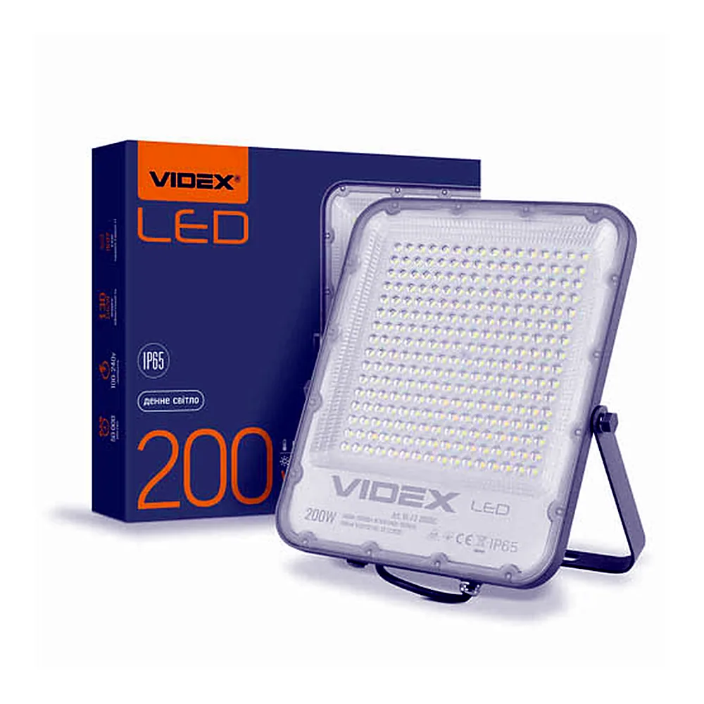 LED-прожектор Videx PREMIUM 200W 5000K VL-F2-2005G