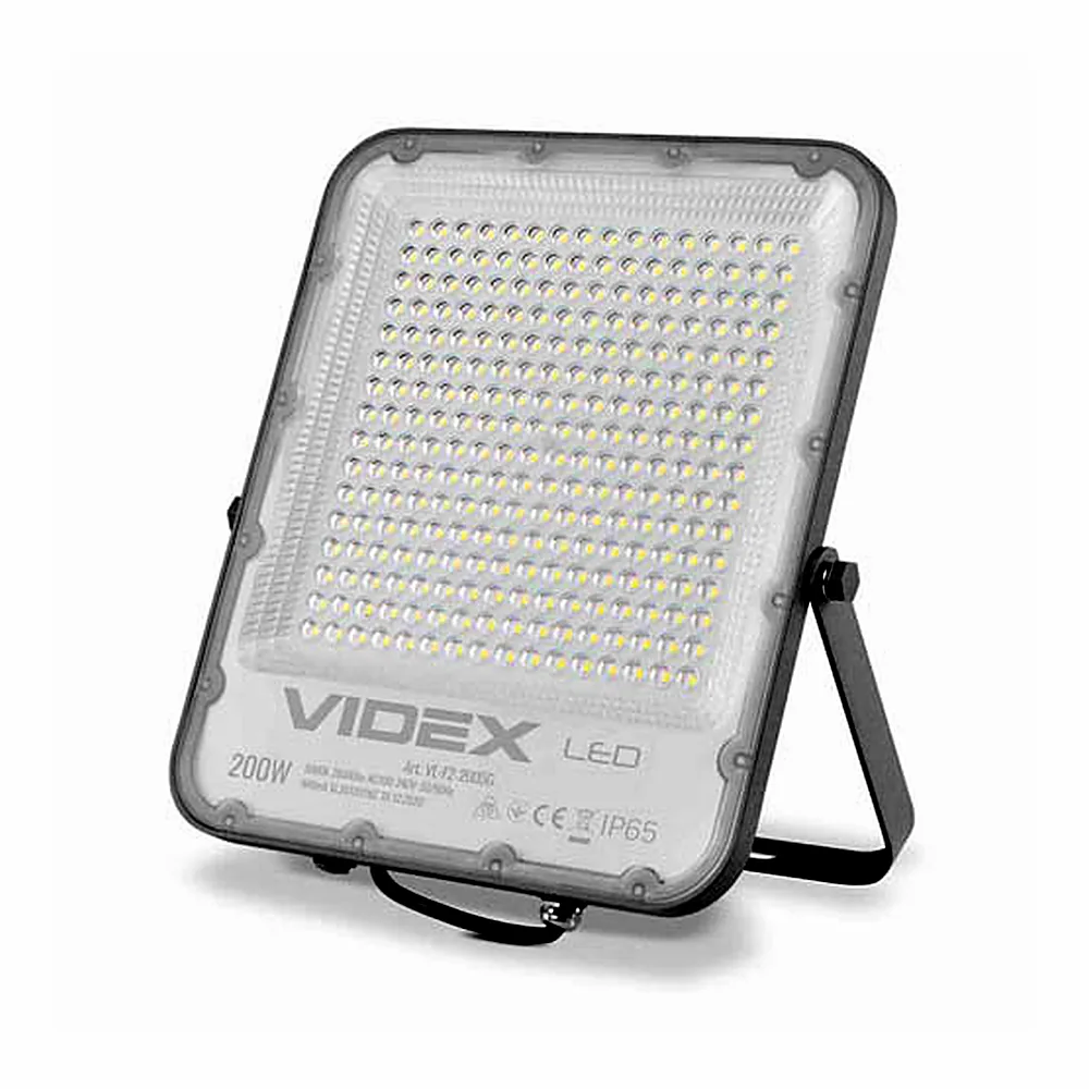 Прожектор світлодіодний PREMIUM 200 Вт 5000 K сірий Videx VL-F2-2005G