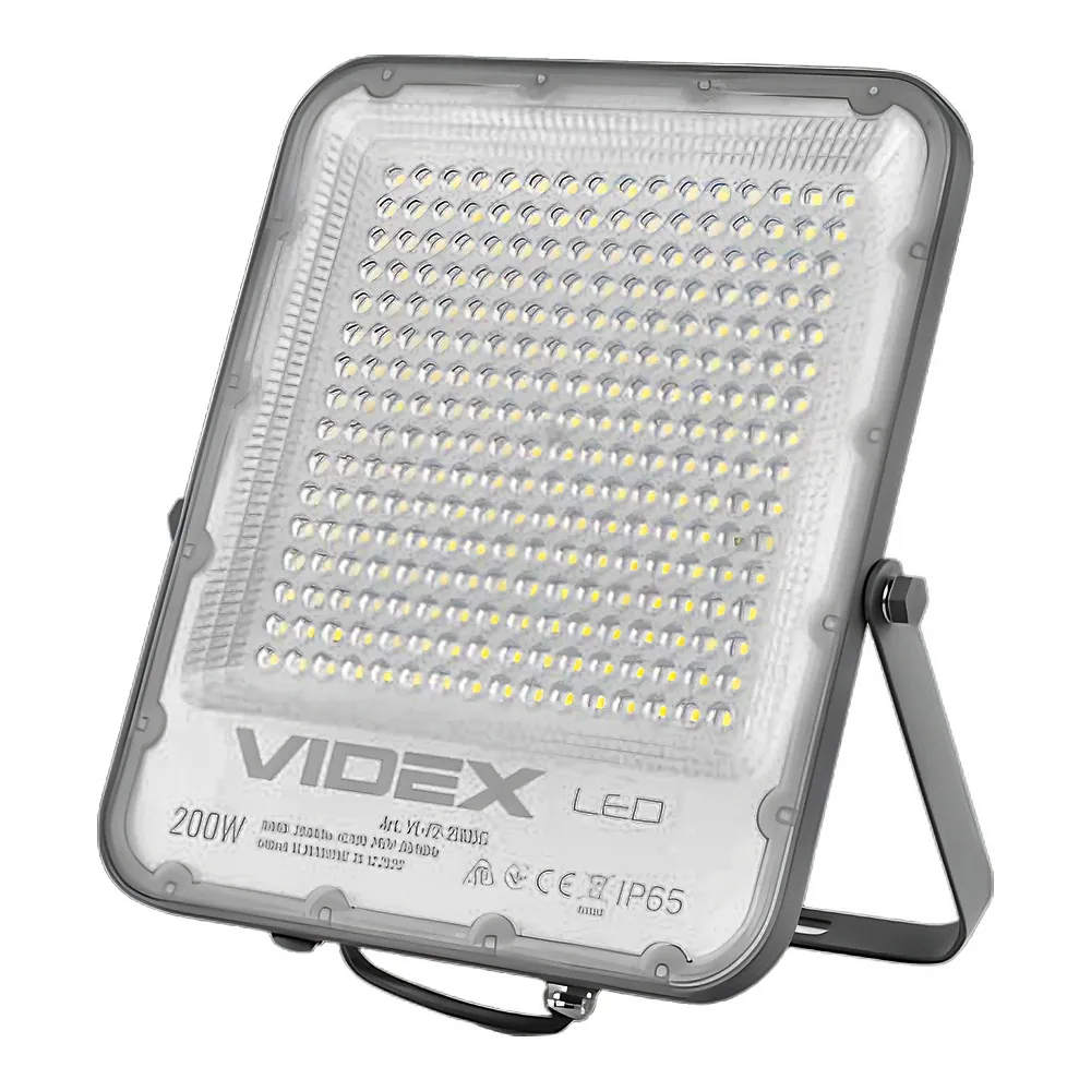 Світлодіодний прожектор PREMIUM 200 Вт 5000 K сірий Videx VL-F2-2005G
