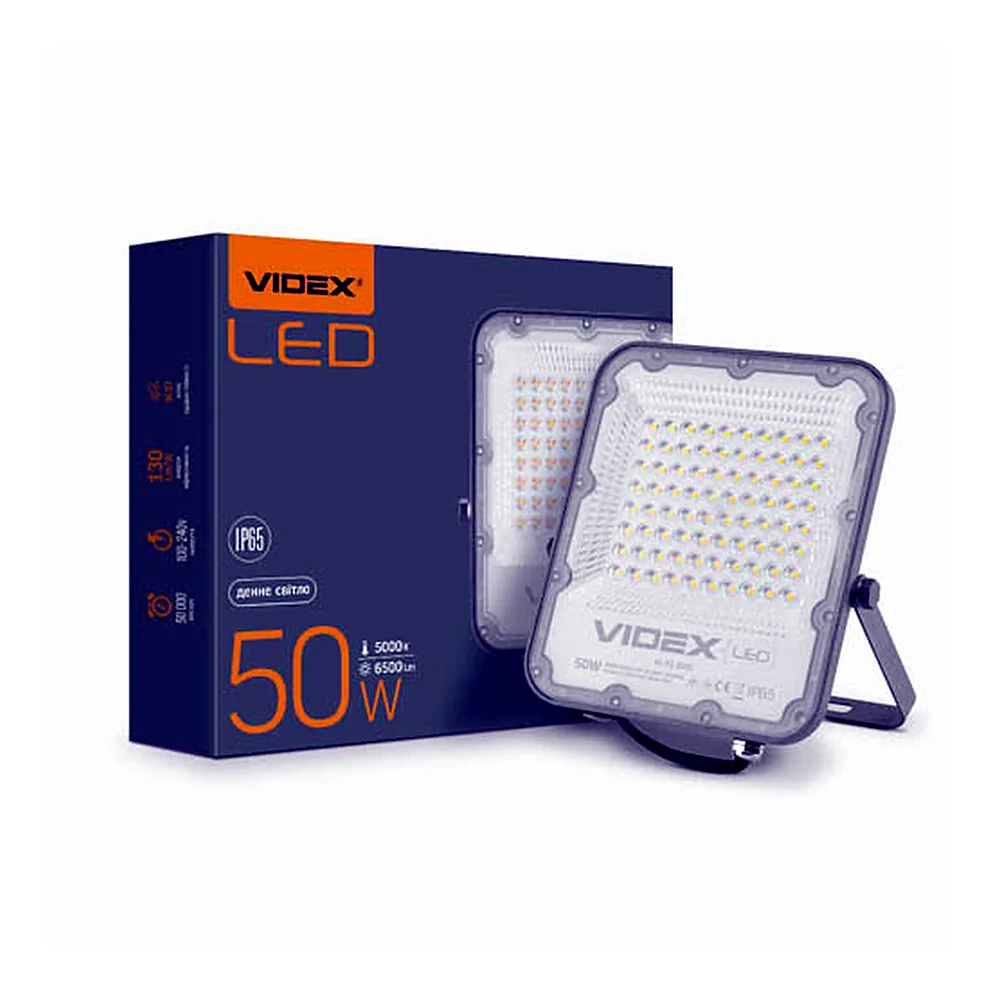 LED-прожектор Videx PREMIUM F2 50W 5000K VL-F2-505G