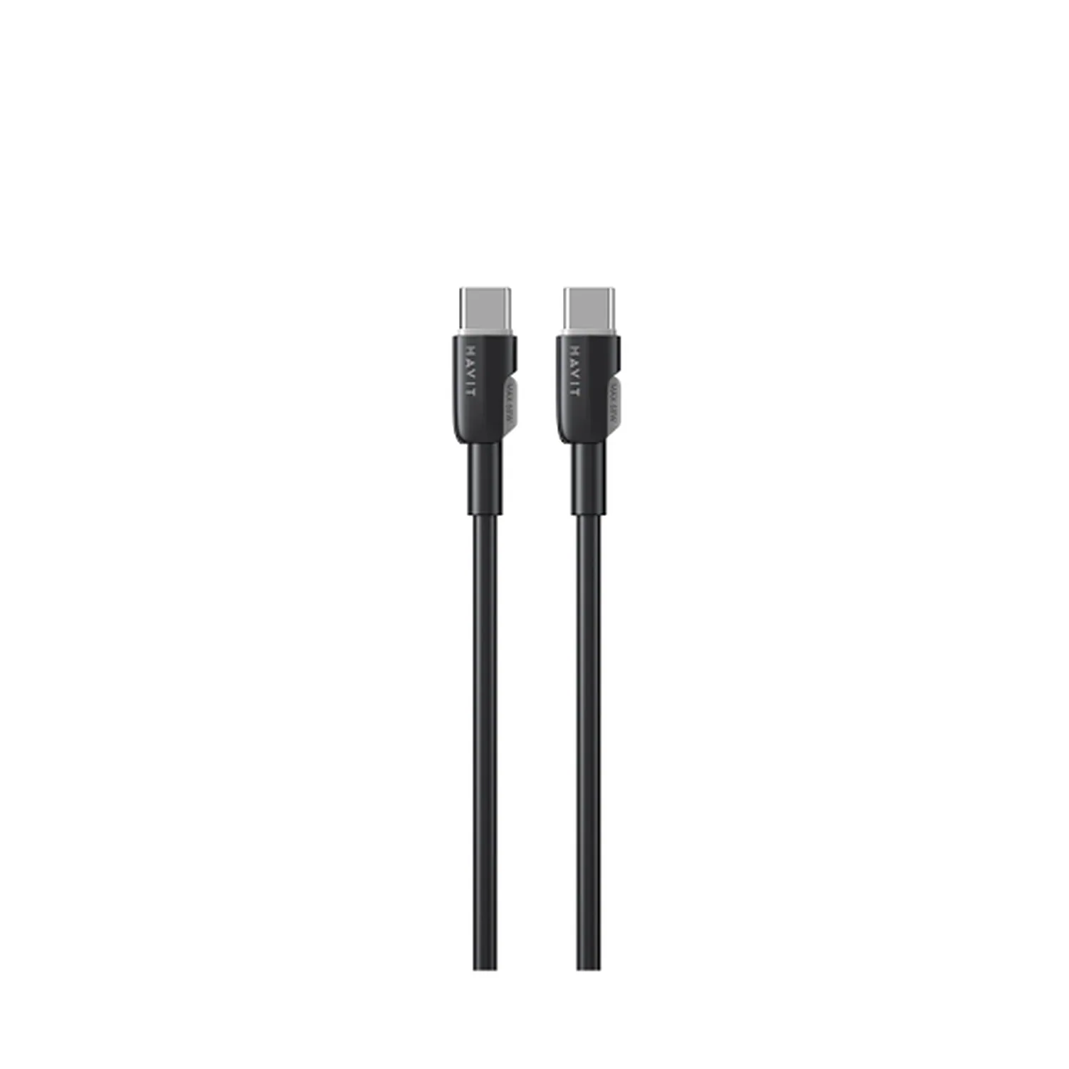 Кабель USB-C - USB-C HAVIT CB308C PD60W 3A 1 м чорний HV-CB308C