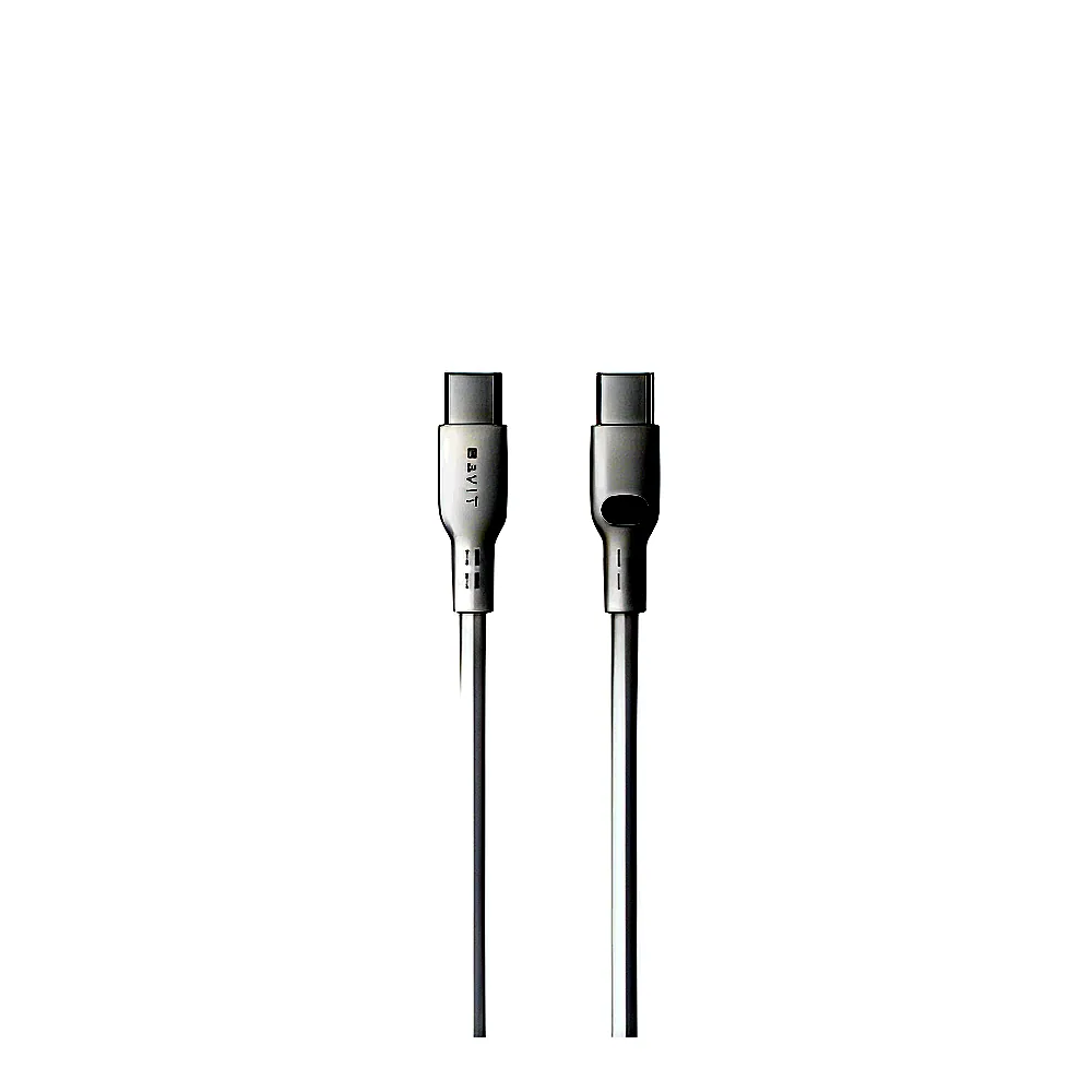 Кабель USB-C to USB-C HAVIT HV-CB6280 PD100W 5A 1м White