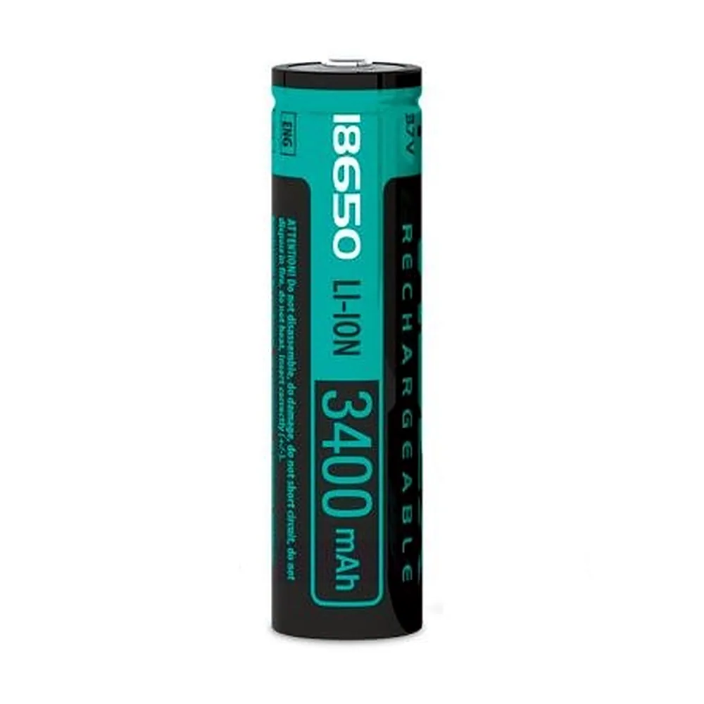 Акумулятор Li-Ion 18650-P з захистом 3400 мА·год (1 шт) Videx 18650-P/3400/1CB
