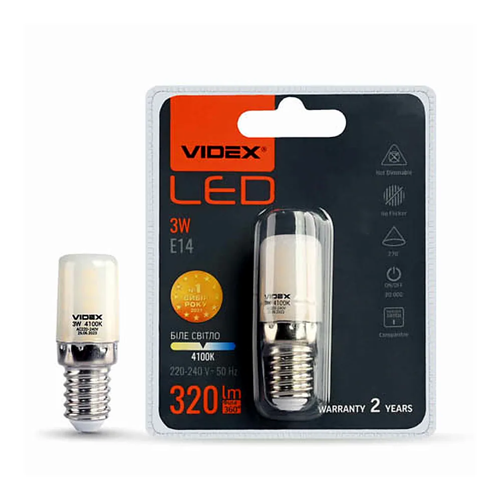 LED лампа VIDEX ST25e 3W E14 4100K