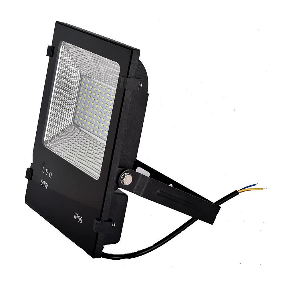 Прожектор LFL 50Вт 6400K SMD IP65 чорний, ELMAR