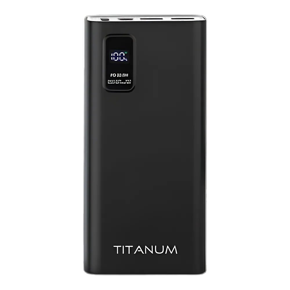 Повербанк 727S 20000 мА·год 22,5 Вт чорний TITANUM TPB-727S-B