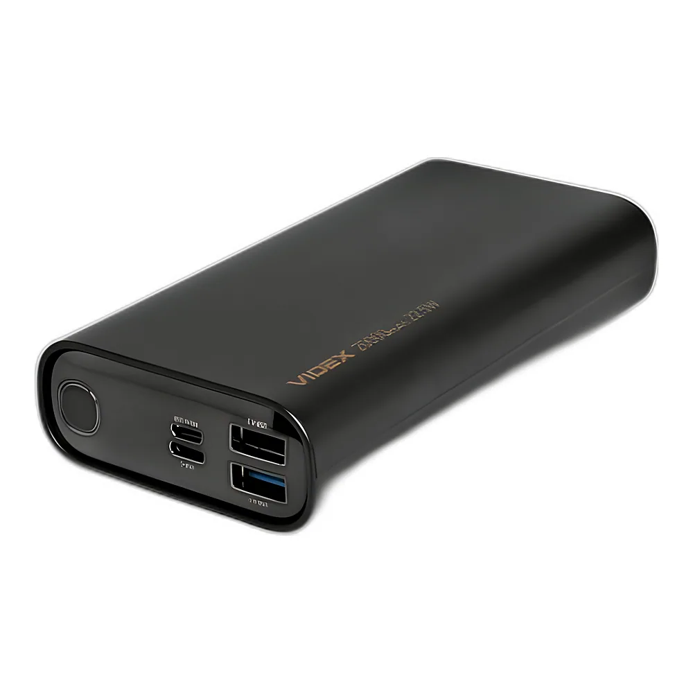 Повербанк VIDEX VPB-320 20000mAh 22.5W чорний VPB-320-B