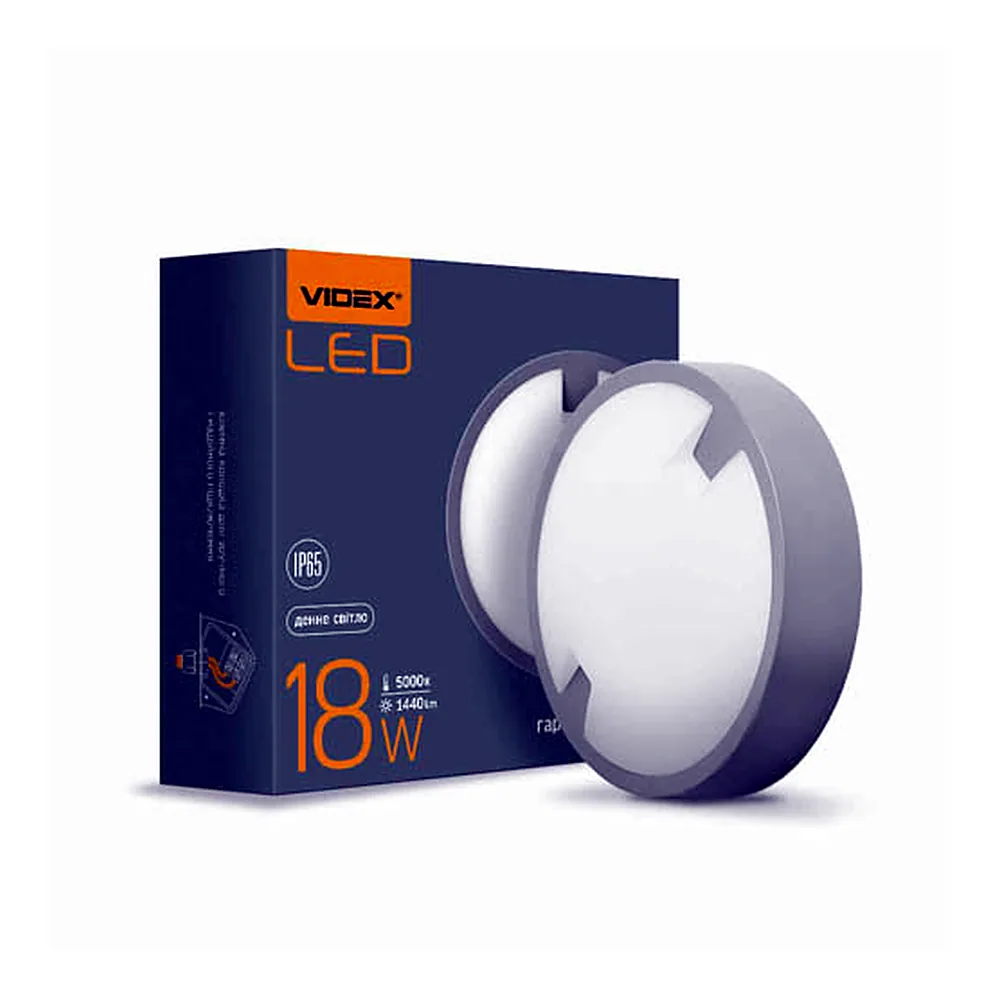 LED світильник VIDEX 18W 5000K 220V(VL-BH12R-185)