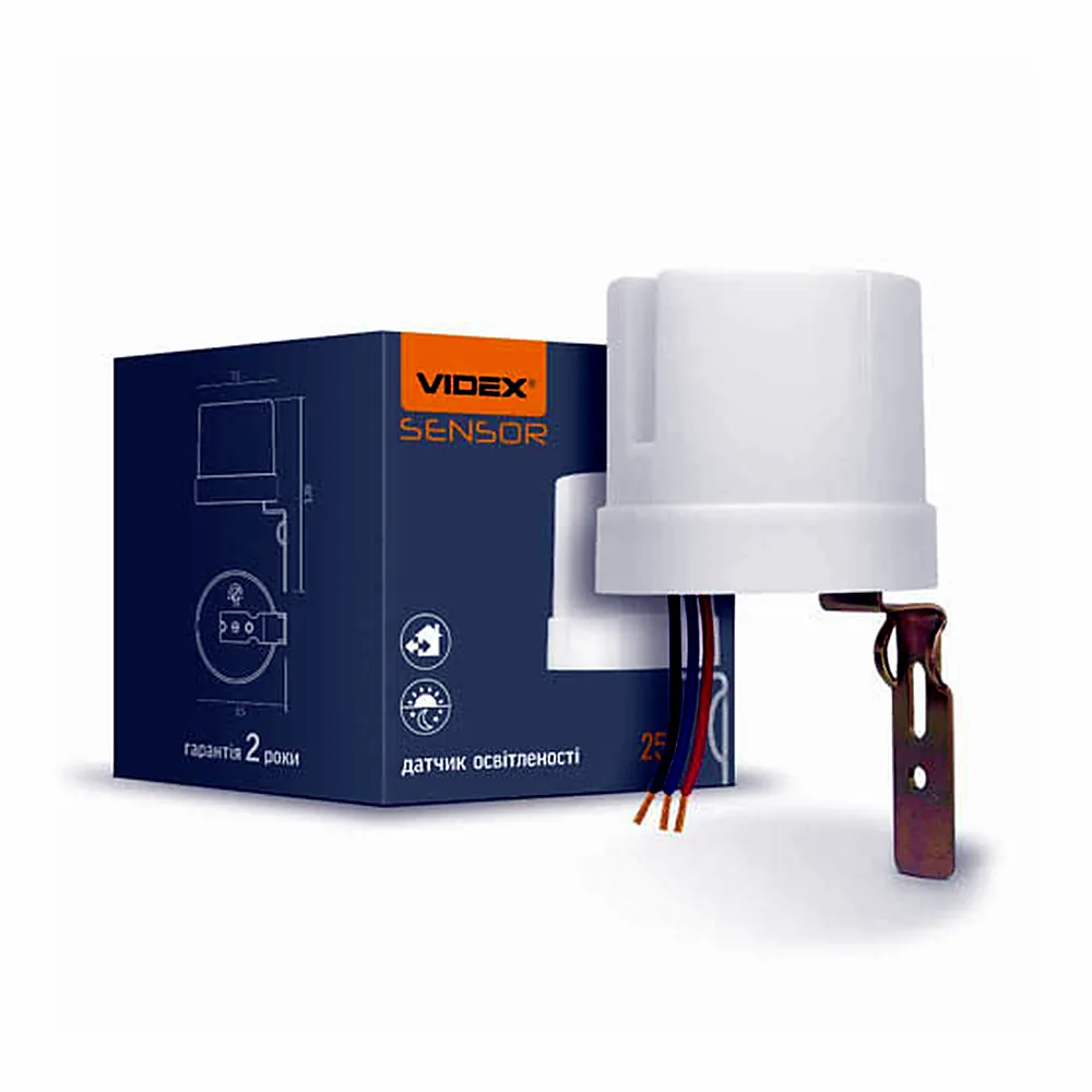 Датчик освітленості Videx VL-SN03 25A 220V VL-SN03