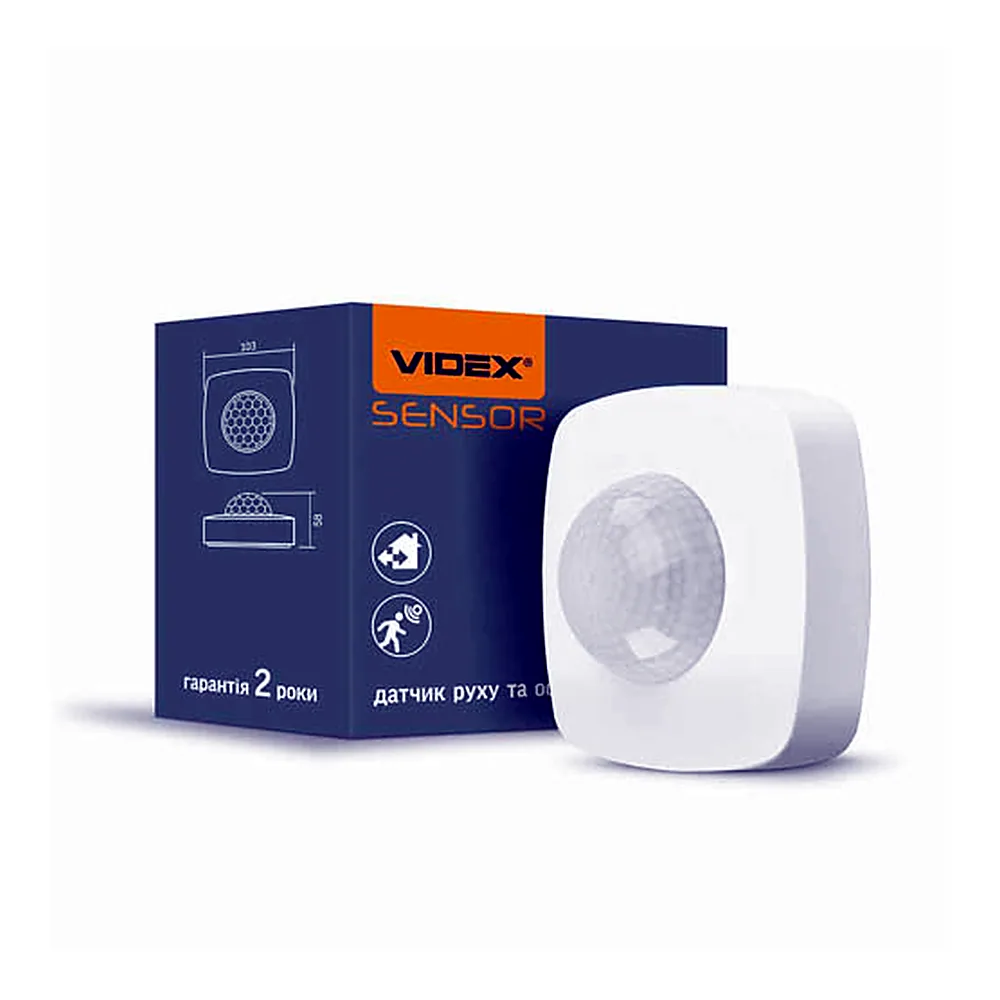 Датчик руху та освітленості Videx VL-SPC24W 220V 1200W інфрачервоний VL-SPC24W