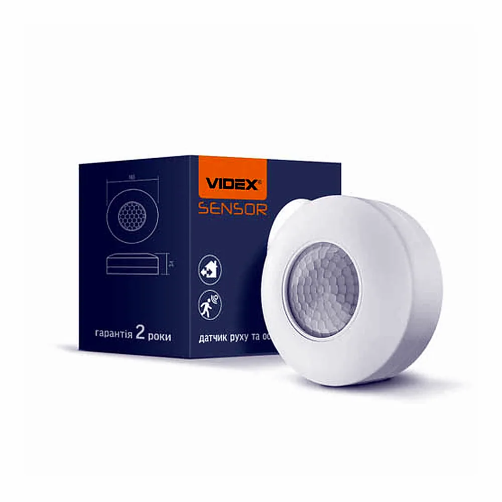 Датчик руху та освітленості Videx VL-SPC12W 220V 1200W інфрачервоний VL-SPC12W