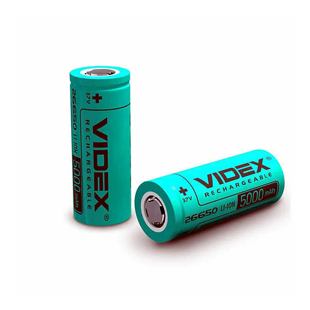 Акумулятор Videx Li-ion 26650 (без захисту) 5000mAh bulk/1шт