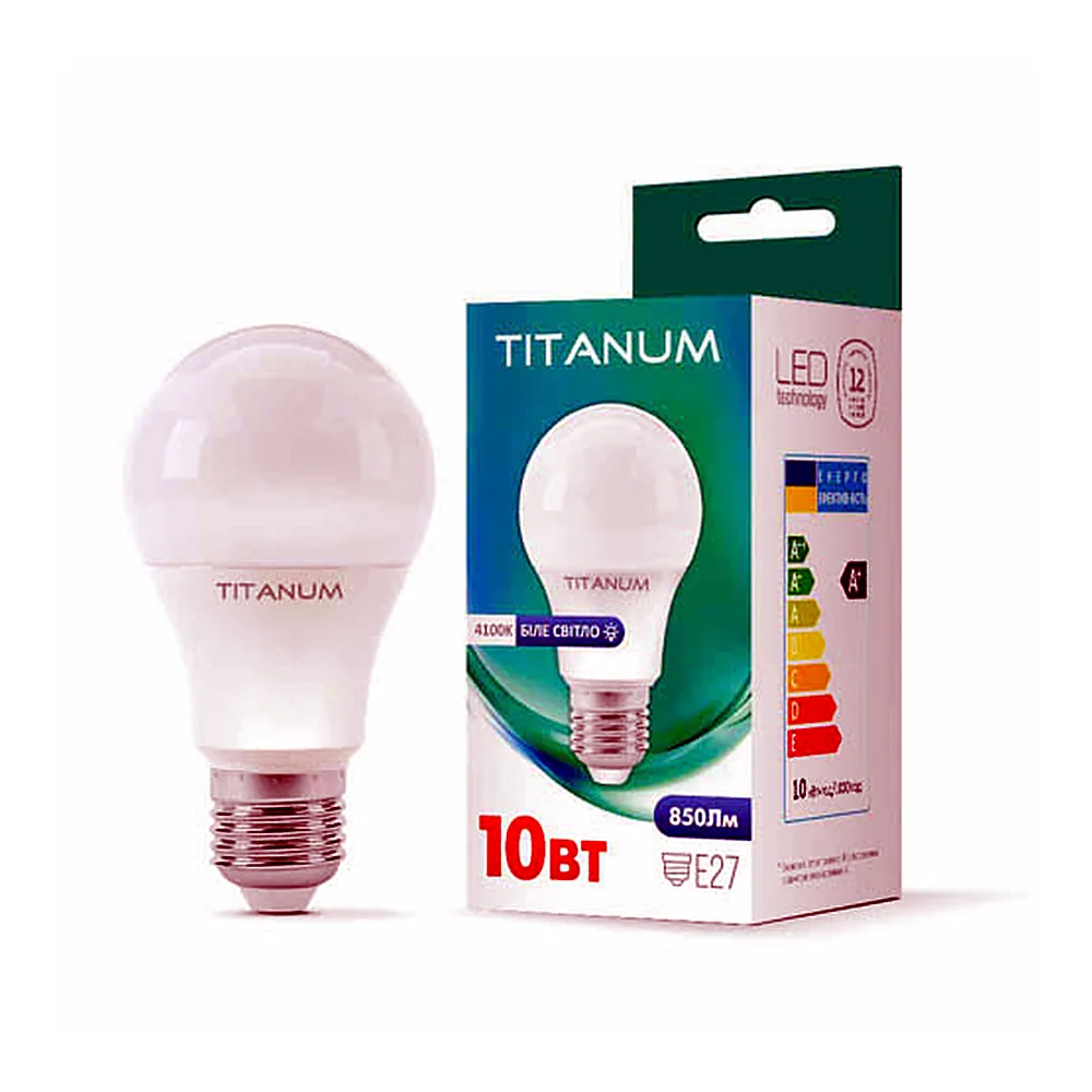 LED-лампа Videx TITANUM A60 10Вт E27 4100К TLA6010274