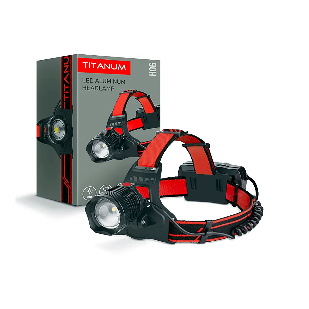Налобний ліхтар TITANUM TLF-H06 800Lm 6500K TLF-H06