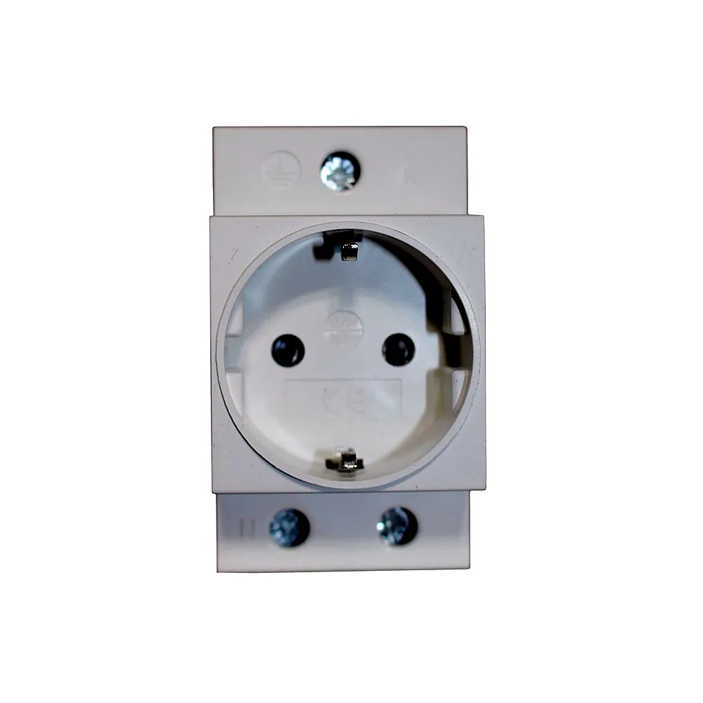 Розетка TECHNO SYSTEM на DIN-рейку з/к 16 А TNSy5000082