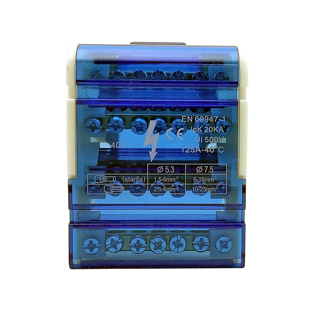 Шина N на DIN-рейку в корпусі ШНК4х7 TECHNO SYSTEM TNSy5500201