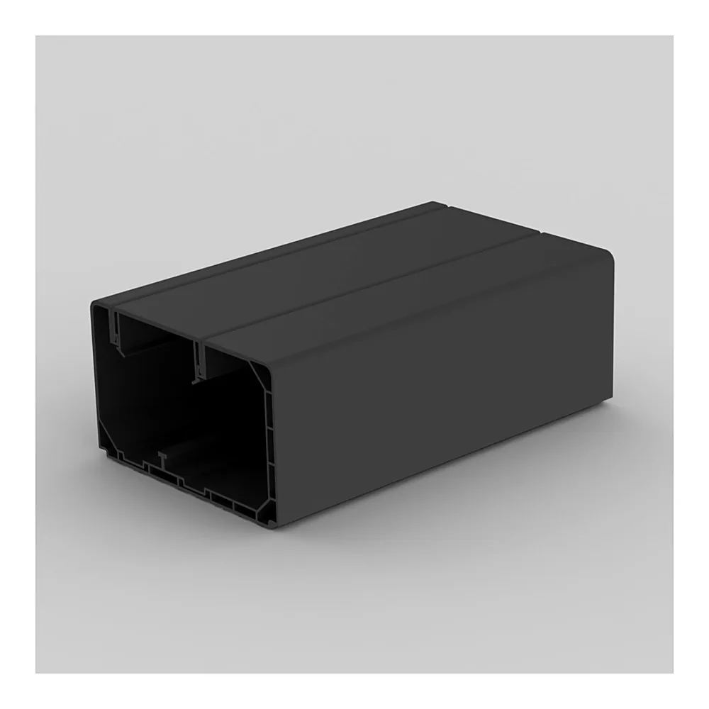 Кабельний канал парапетний KOPOS PK 90x55 мм чорний ПВХ PK 90X55 D_FD