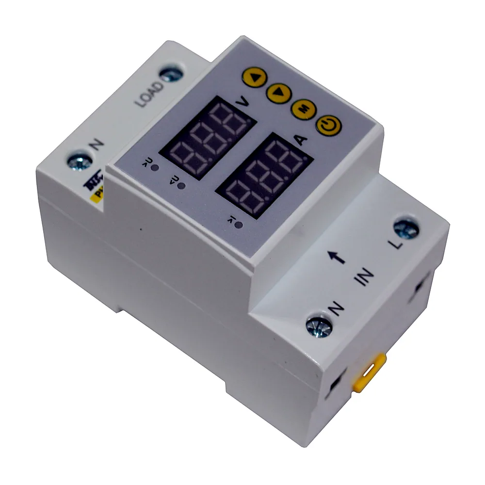 Реле контролю напруги та струму TECHNO SYSTEM РНс1/3-32м 1ф 32A 3мод. 120/300V TNSy5506343