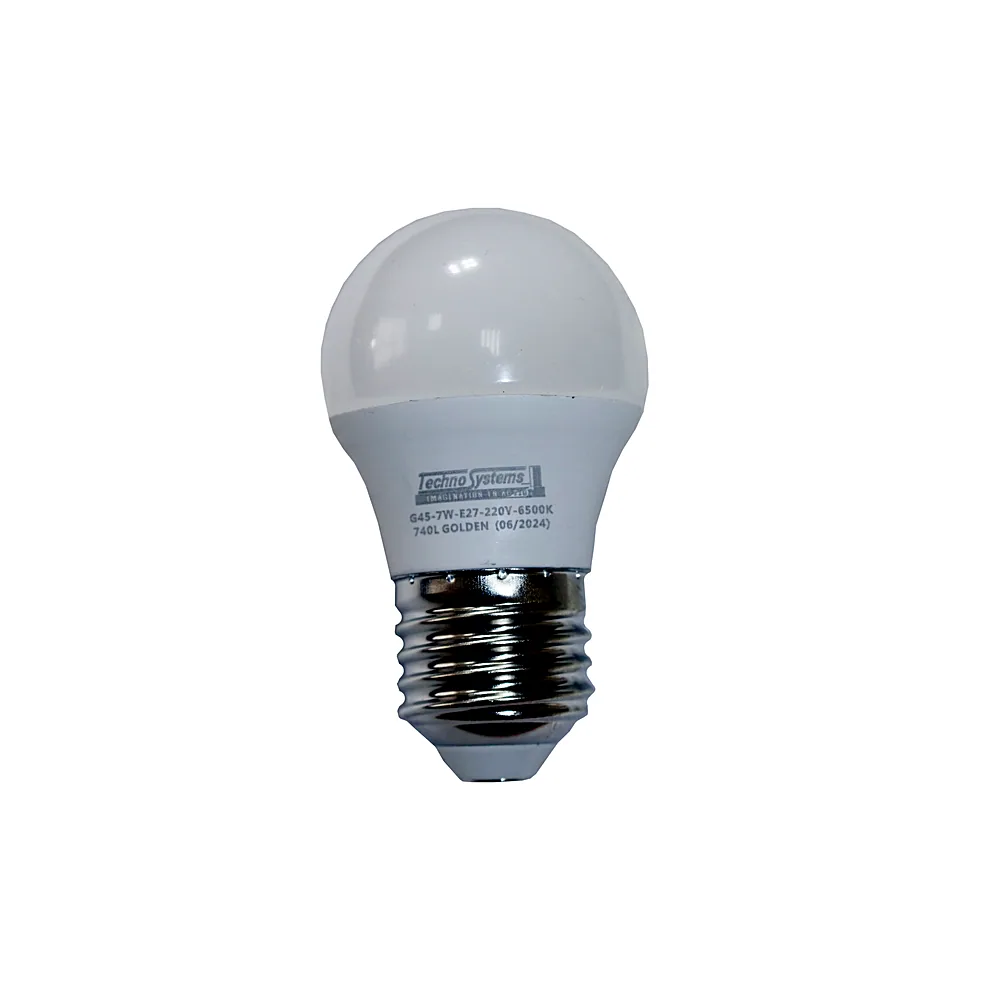 Лампа світлодіодна LED Bulb-G45-7W-E27-220V-6500K-740L GOLDEN