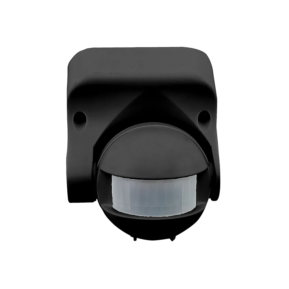 Датчик руху ДР 06 чорний. 1200Вт. 180град. 12м. IP44