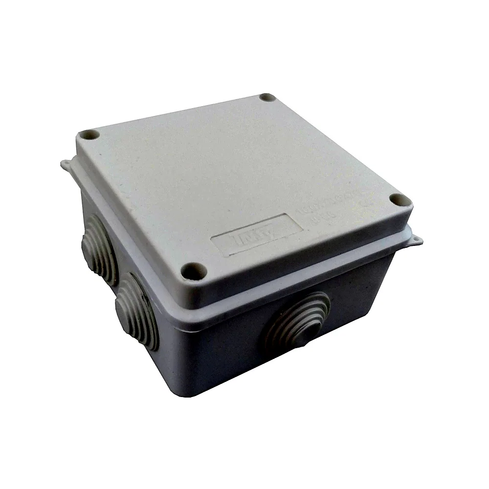 Коробка розподільча TECHNO SYSTEM 100x100x70 мм IP65 біла TNSy5000753