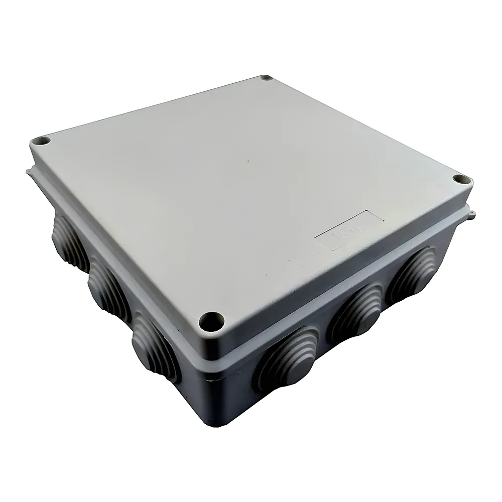 Розподільча коробка 200х200х80 IP65 PP RAL9016 TECHNO SYSTEM TNSy5000758