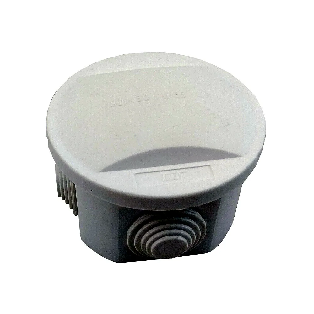 Коробка розподільча TECHNO SYSTEM IP55 80x50 мм RAL9016 TNSy5000751