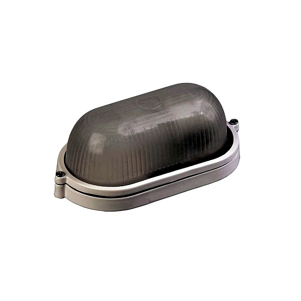 Світильник TECHNO SYSTEM НПП1401-60W-E27-IP65 овальний білий 60W E27 TNSy5000574