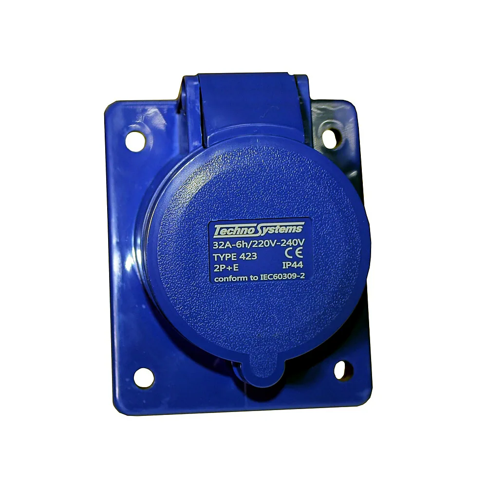 Розетка TECHNO SYSTEM 423 прихована 2P+PE 32A 220V IP44 TNSy5500427