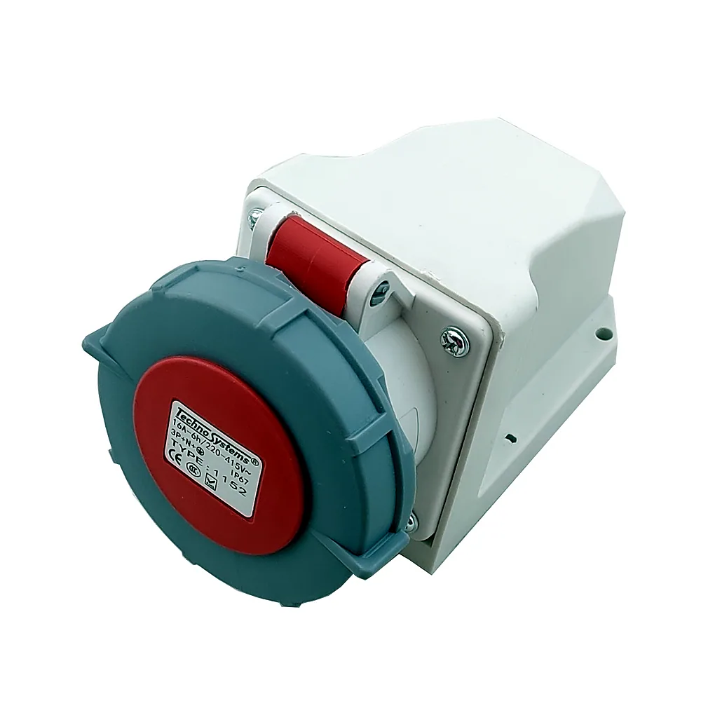 Розетка TECHNO SYSTEM 1152 PRO 3P+PE+N 16A 380V IP67 TNSy5502048