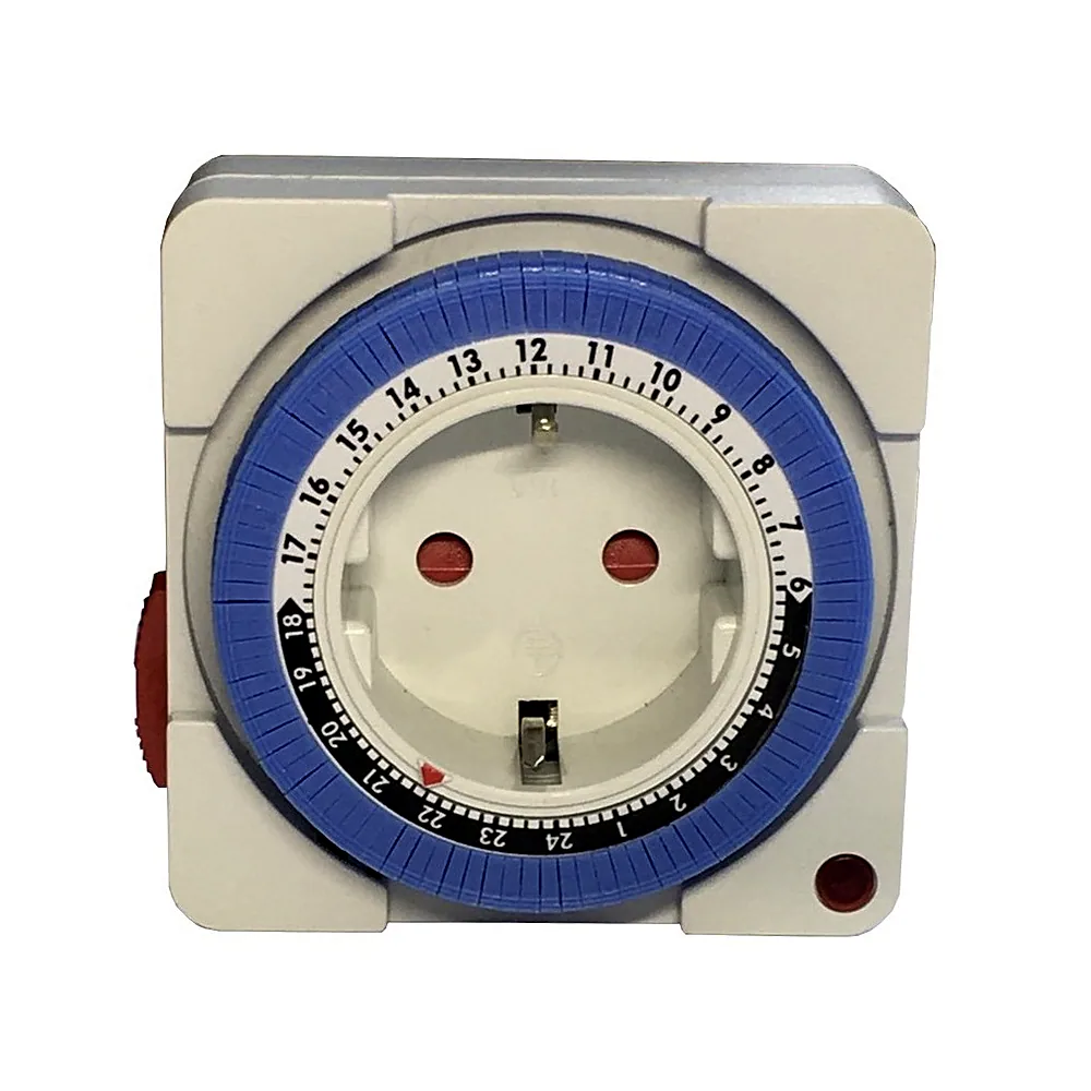 Розетка-таймер TECHNO SYSTEM механічна добова 16A 230V TNSy5000918