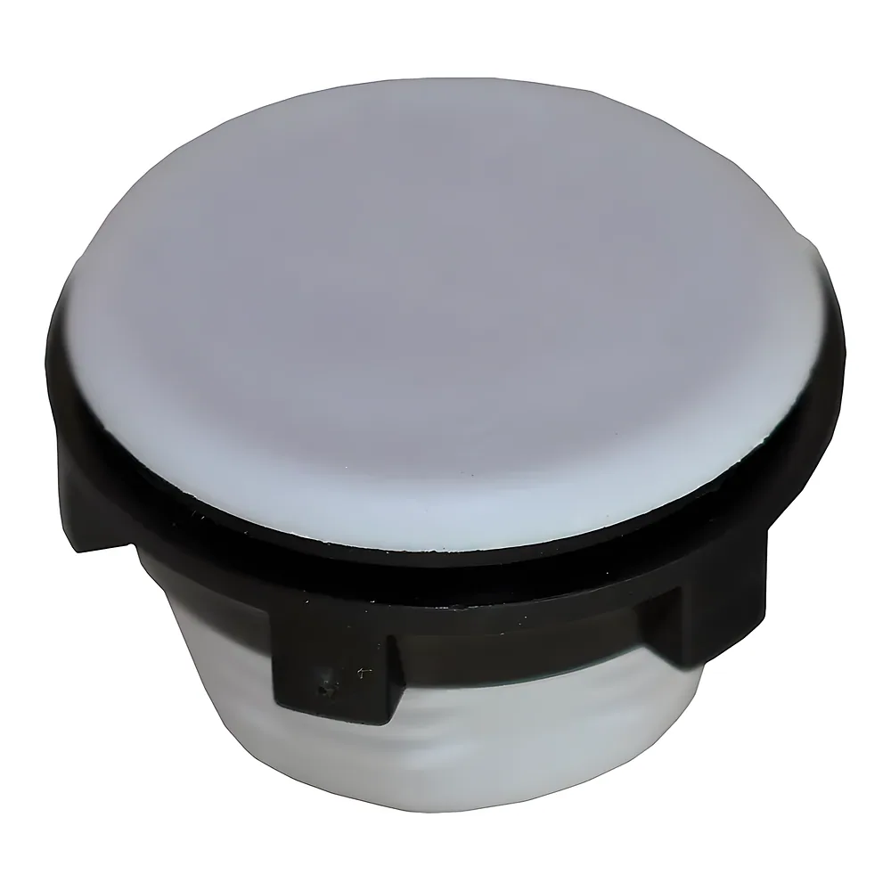Заглушка D22 кругла із гайкою пластикова TECHNO SYSTEM TNSy5505560