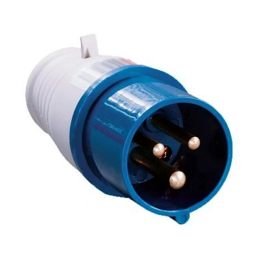 Вилка 013 2P+PE 16 А 220 В IP44 TECHNO SYSTEM TNSy5500432
