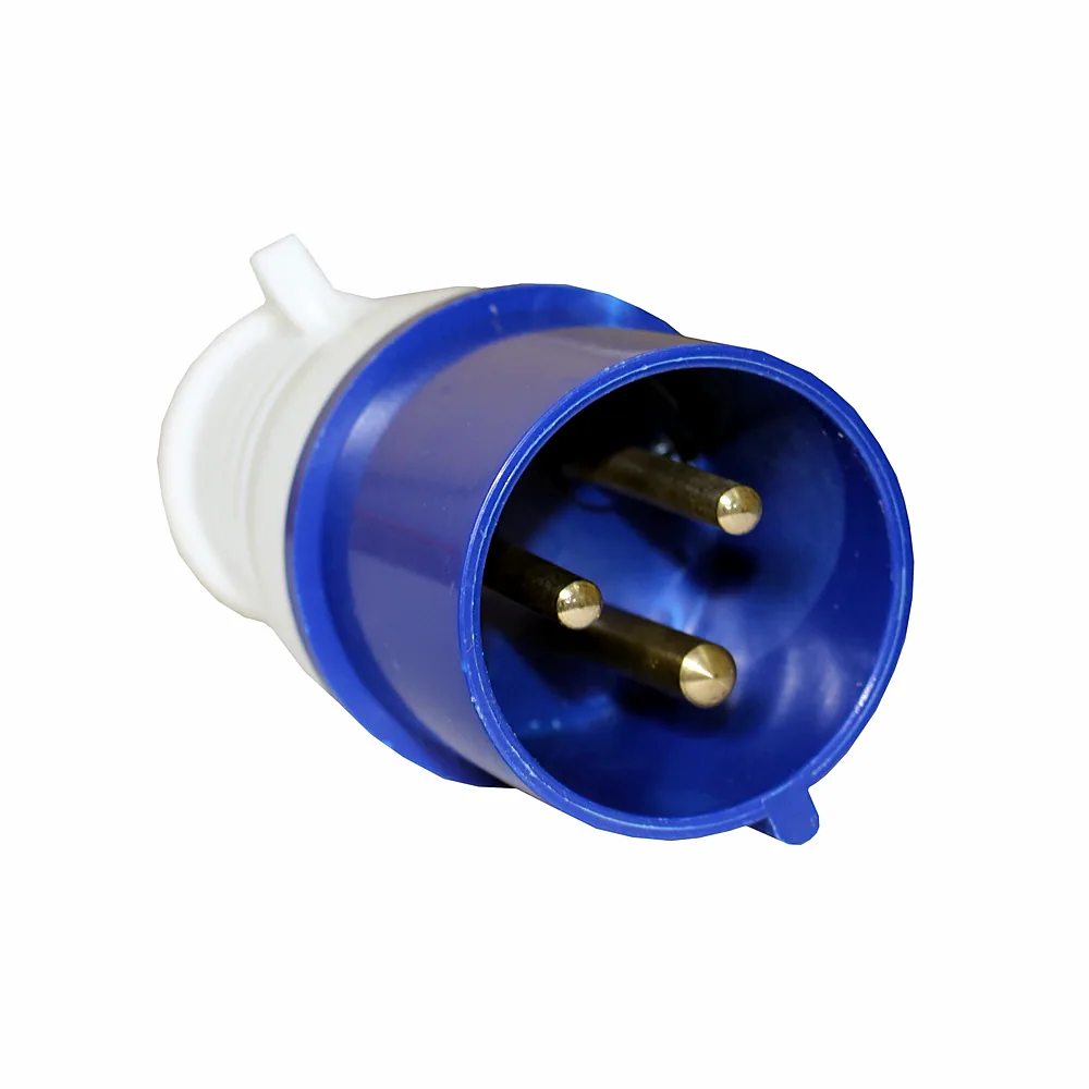 Вилка TECHNO SYSTEM 023 2P+PE 32A 220V IP44 TNSy5500435