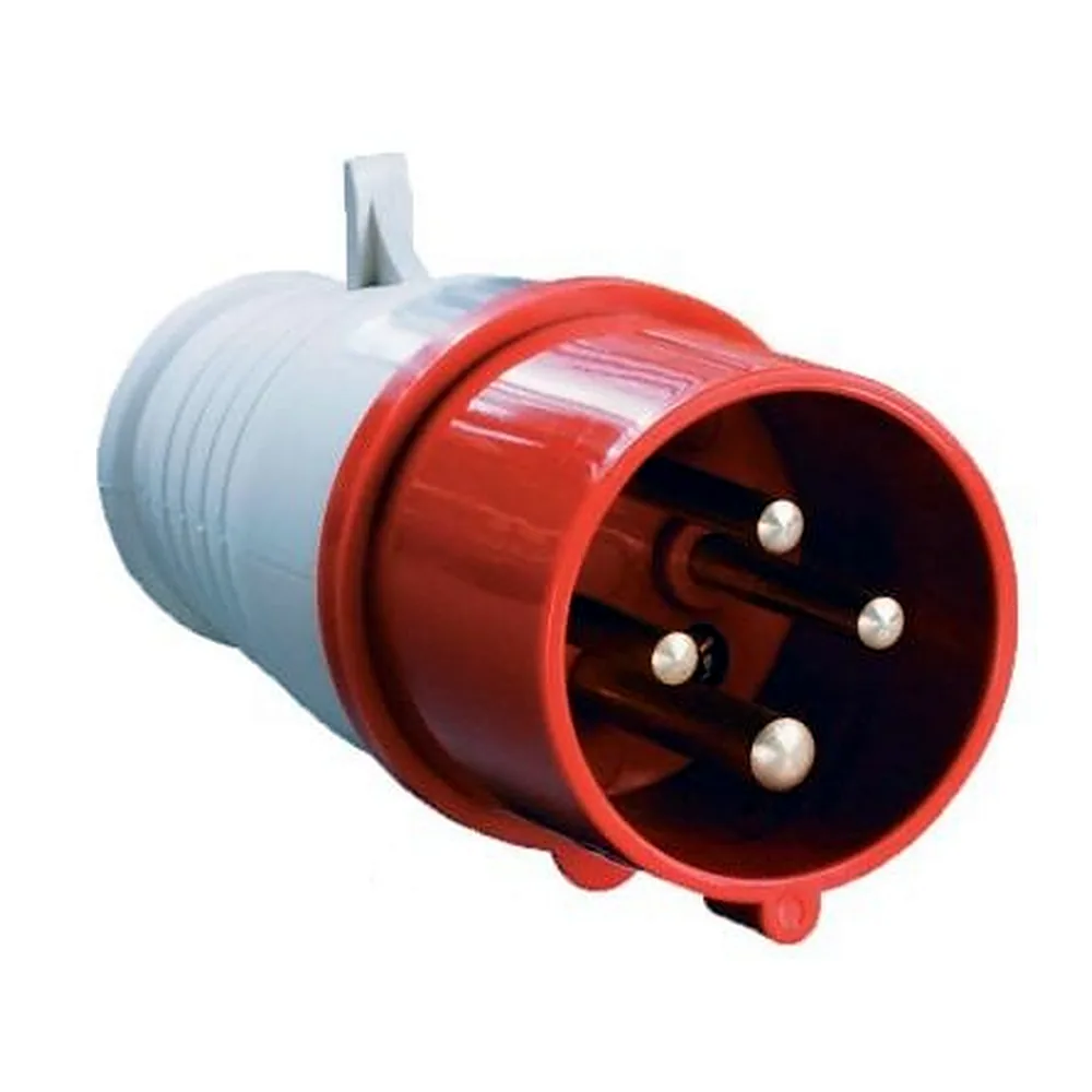 Вилка 014 3P+PE 16 А 380 В IP44 TECHNO SYSTEM TNSy5500433