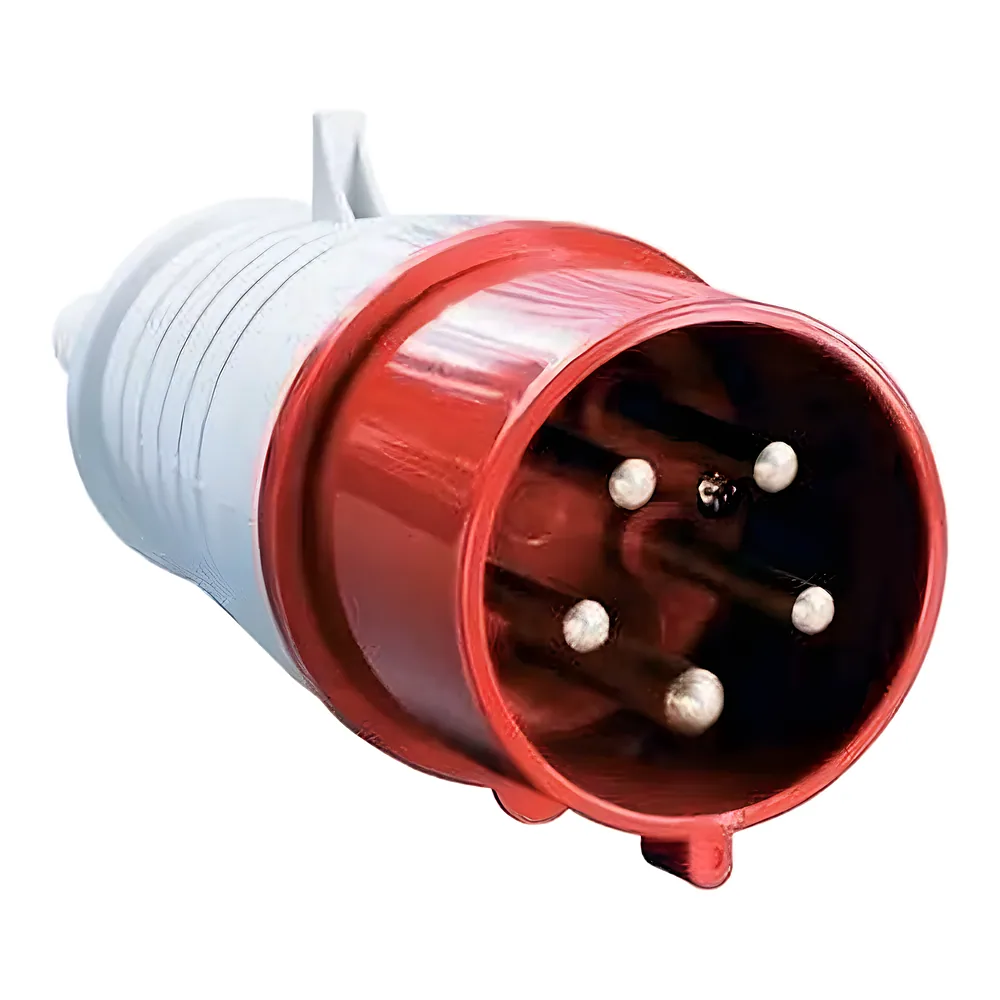 Вилка 015 3P+PE+N 16 А 380 В IP44 TECHNO SYSTEM TNSy5500434