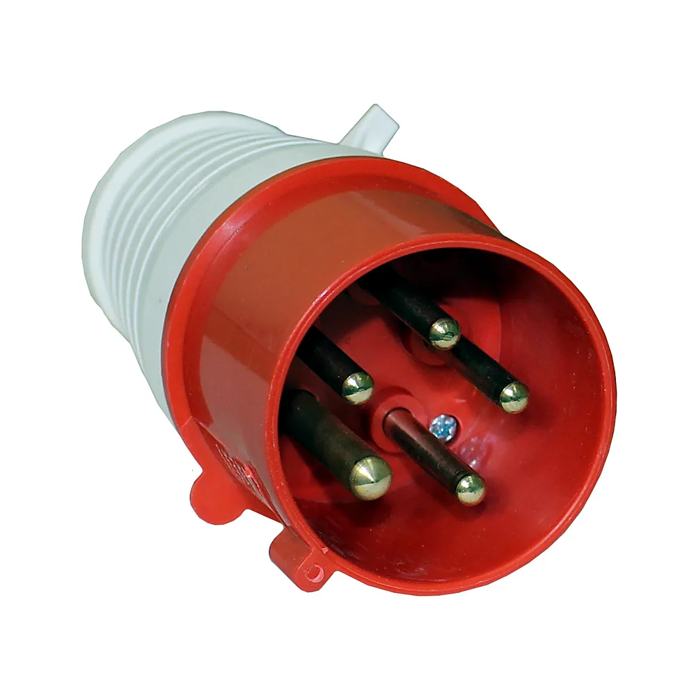 Вилка TECHNO SYSTEM 025 3P+PE+N 32A 380V IP44 TNSy5500437