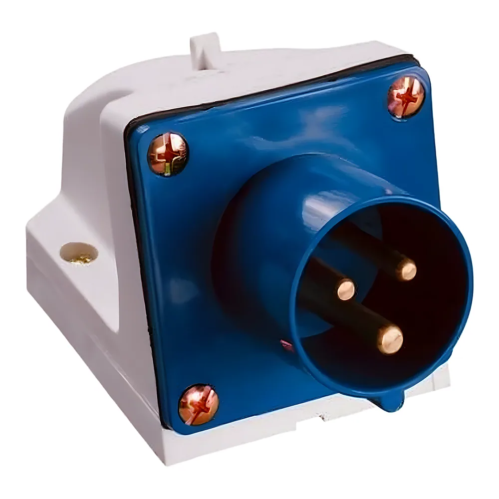 Вилка стаціонарна 513 2P+PE 16 А 220 В IP44 TECHNO SYSTEM TNSy5500442
