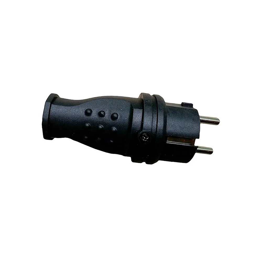 Вилка пряма TECHNO SYSTEM з/к RUBBER IP44 TNSy5000072