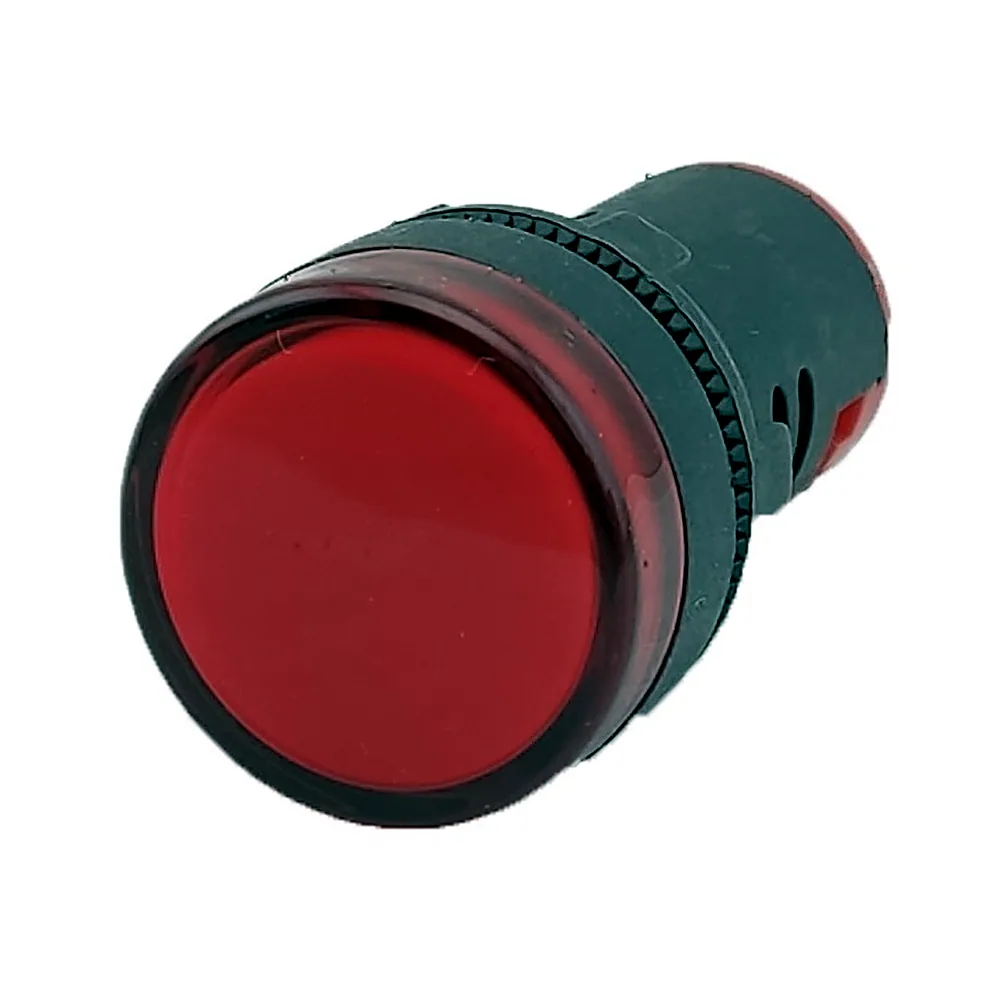 Лампа AD22DS D22 мм 230 В AC червона TECHNO SYSTEM TNSy5500237