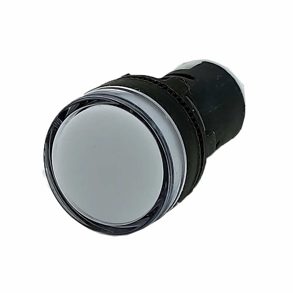Лампа AD22DS D22 мм 230 В AC біла TECHNO SYSTEM TNSy5500231