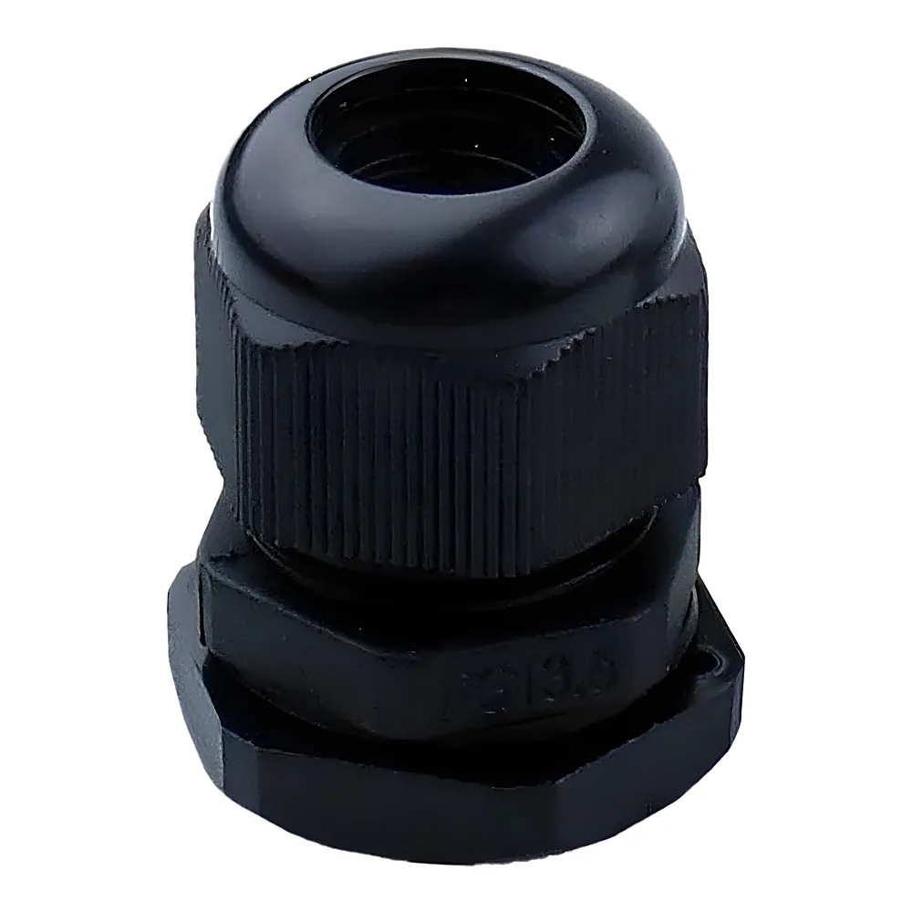 Кабельний ввід PG13,5 D6-12 мм IP68 чорний TECHNO SYSTEM TNSy5502542