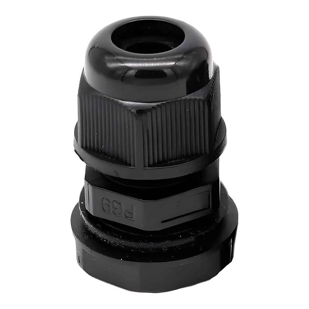 Кабельний ввід PG9 D4-8 мм IP68 чорний TECHNO SYSTEM TNSy5502540